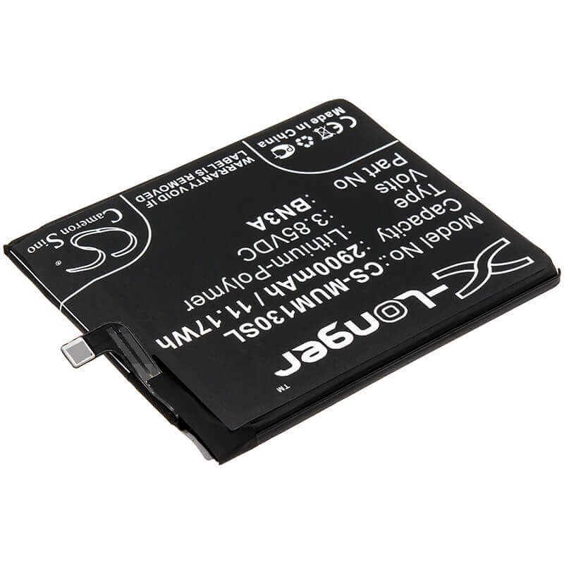 3.85V, Li-Polymer, 2900mAh, SmartPhone battery fits Redmi, Xiaomi, Bn3a, Go, M1903c3gg, 11.17Wh Mobile, SmartPhone Cameron Sino Technology Limited (Smartphone)