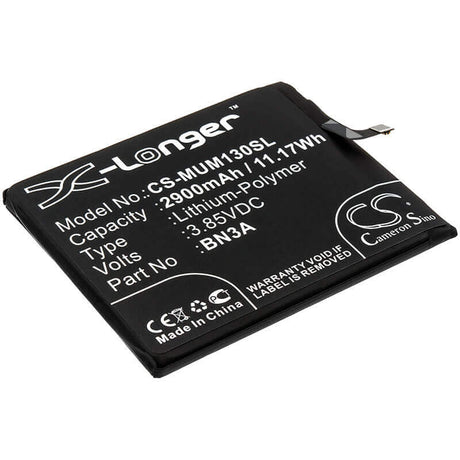 3.85V, Li-Polymer, 2900mAh, SmartPhone battery fits Redmi, Xiaomi, Bn3a, Go, M1903c3gg, 11.17Wh Mobile, SmartPhone Cameron Sino Technology Limited (Smartphone)