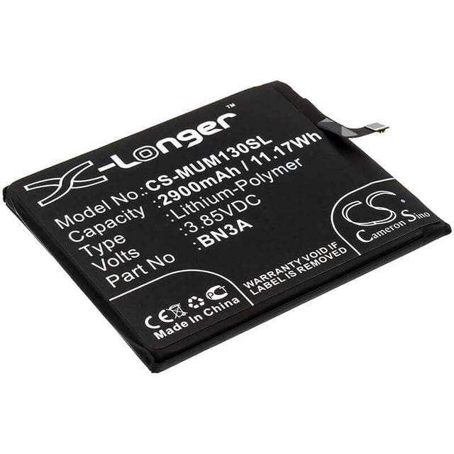 3.85V, Li-Polymer, 2900mAh, SmartPhone battery fits Redmi, Xiaomi, Bn3a, Go, M1903c3gg, 11.17Wh Mobile, SmartPhone Cameron Sino Technology Limited (Smartphone)