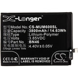 3.85V, Li-Polymer, 3800mAh, SmartPhone battery fits Redmi, Xiaomi, Bn46, Note 6, Note 8, 14.63Wh Mobile, SmartPhone Cameron Sino Technology Limited (Smartphone)