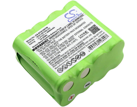 9.6V, Ni-MH, 2000mAh, Two-Way Radio battery fits Ritron, Bnh-bpx8n-hc, Patriot Rtx150, Patriot Rtx450, 19.2Wh Two-Way Radio Cameron Sino Technology Limited