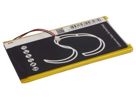 3.7V, Li-Polymer, 2900mAh, Media Player battery fits Rollei, Es1020g Mp3 Player, 10.73Wh Media Player Cameron Sino Technology Limited