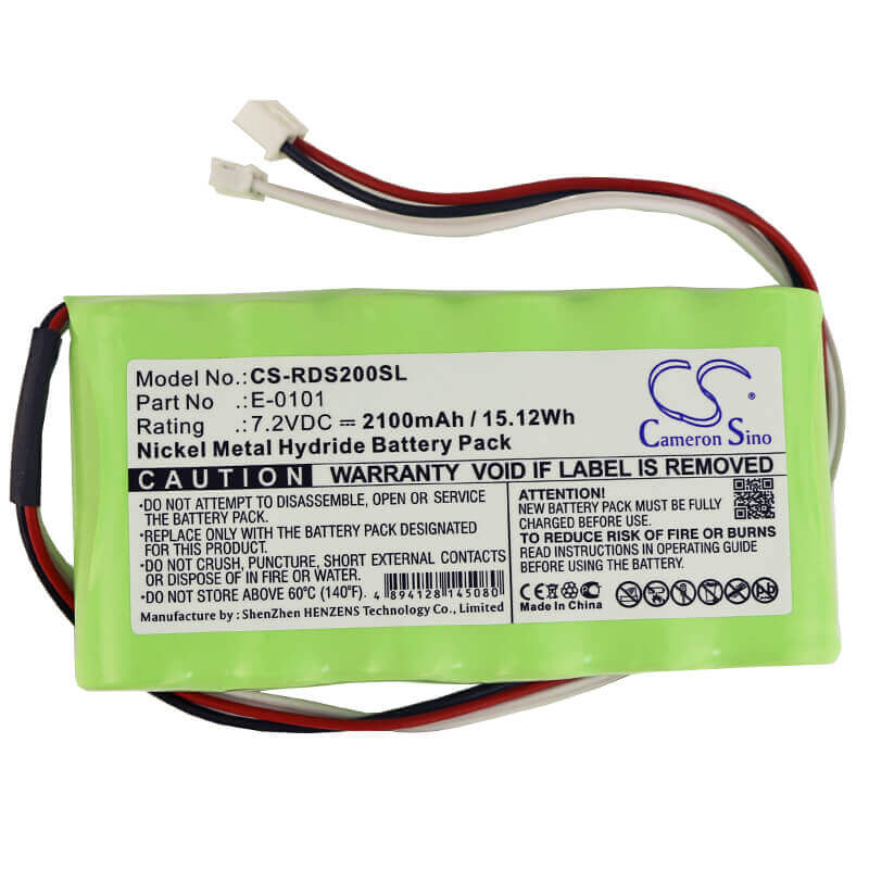 7.2V, Ni-MH, 2100mAh, Equipment battery fits Atom, Technisat, Rover, Bat-pack-dm16hd, HD Television, Satellite Analyser, 15.12Wh Equipment, Survey, Test Cameron Sino Technology Limited