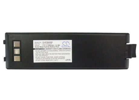 4.8V, Ni-MH, 800mAh, Remote Control battery fits Rti, T2, 3.84Wh Remote Control Cameron Sino Technology Limited