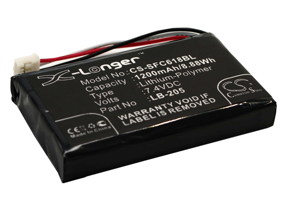 7.4V, Li-Polymer, 1200mAh, Payment Terminal battery fits Safescan, 131-0477, 6165 G3, 6175, 8.88Wh Payment Terminal Cameron Sino Technology Limited