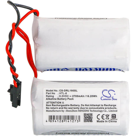 6.0V, Alkaline, 2700mAh, Door Lock battery fits Winfield, Saft, Saflock, 1790025, 6800121, S90040, 16.2Wh Door Lock Cameron Sino Technology Limited