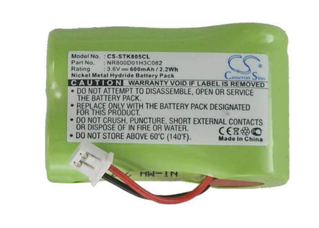 3.6V, Ni-MH, 600mAh, Cordless Phone battery fits Sagem, Nr800d01h3c082, Alize B, Alize F, 2.16Wh Cordless Phone Cameron Sino Technology Limited (Suspended)