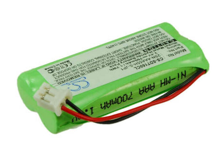 2.4V, Ni-MH, 700mAh, Cordless Phone battery fits Sagem, 2sn-aaa55h-s-jp1, D16t, D16t Duo, 1.68Wh Cordless Phone Cameron Sino Technology Limited (Cordless Phone)