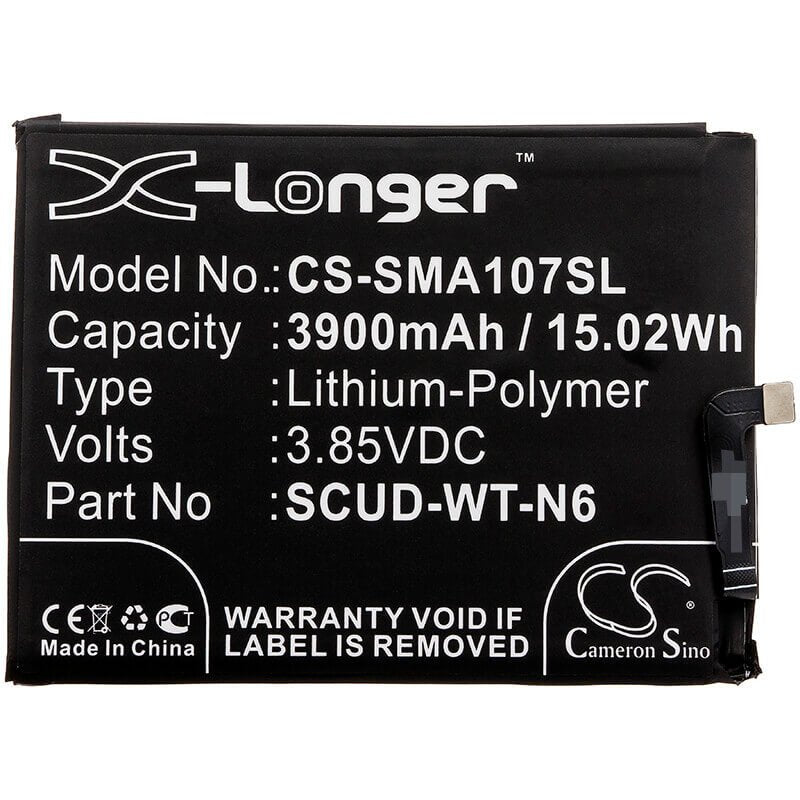 3.85V, Li-Polymer, 3900mAh, SmartPhone battery fits Samsung, Scud-wt-n6, A20s, Galaxy A10s, 15.02Wh Mobile, SmartPhone Cameron Sino Technology Limited (Smartphone)