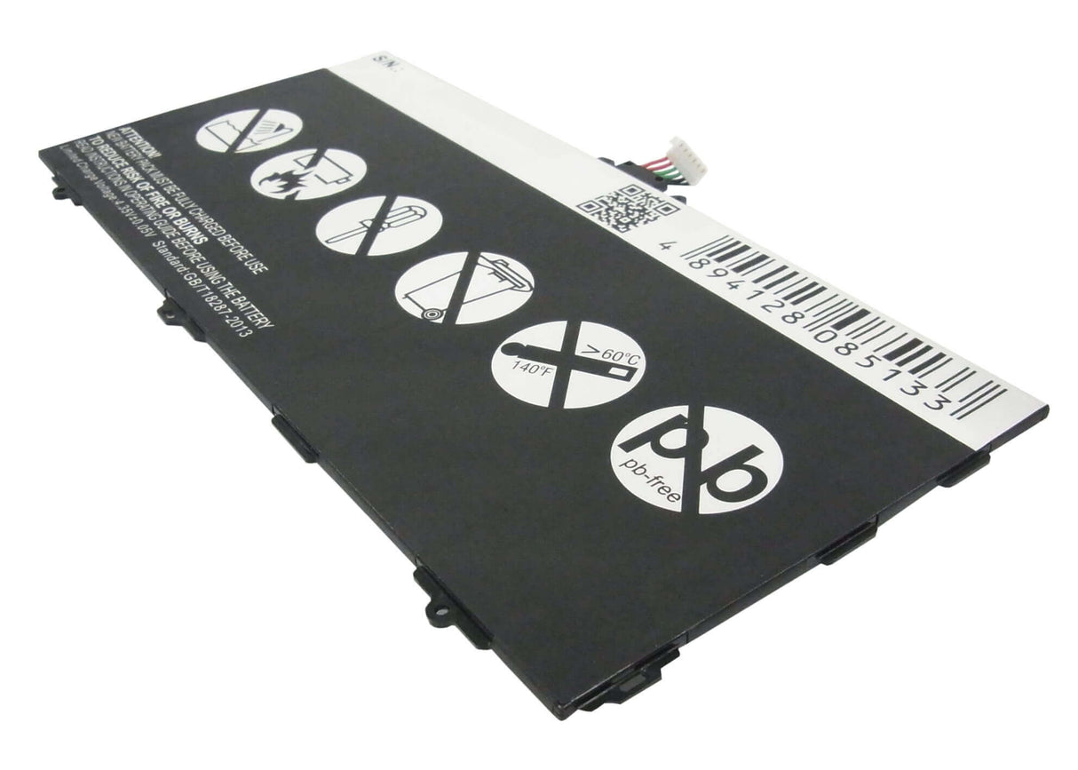 3.8V, Li-Polymer, 7900mAh, Tablet battery fits Samsung, Eb-bt800fbe, Chagall, Galaxy Tab S 10.5, 30.02Wh Tablet Cameron Sino Technology Limited