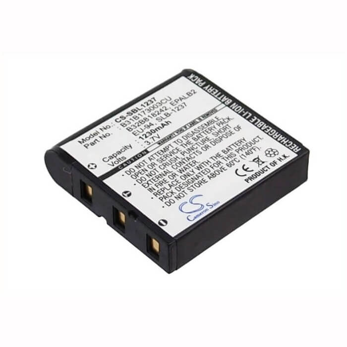 Camera Battery For Samsung Digimax L55, Digimax L55w, 3.7v, 1230mah - 4.55wh Camera Cameron Sino Technology Limited (Suspended)
