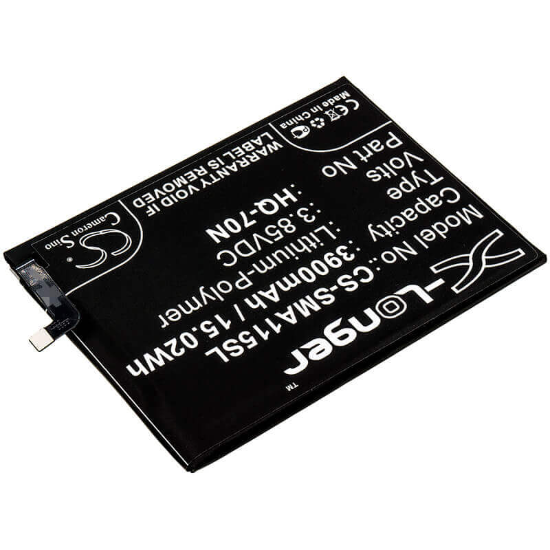 3.85V, Li-Polymer, 3900mAh, SmartPhone battery fits Samsung, Hq-70n, Galaxy A11, Galaxy A11 2020, 15.02Wh Mobile, SmartPhone Cameron Sino Technology Limited (Smartphone)
