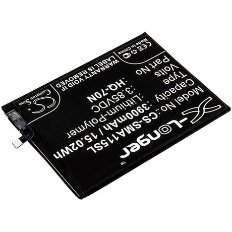 3.85V, Li-Polymer, 3900mAh, SmartPhone battery fits Samsung, Hq-70n, Galaxy A11, Galaxy A11 2020, 15.02Wh Mobile, SmartPhone Cameron Sino Technology Limited (Smartphone)