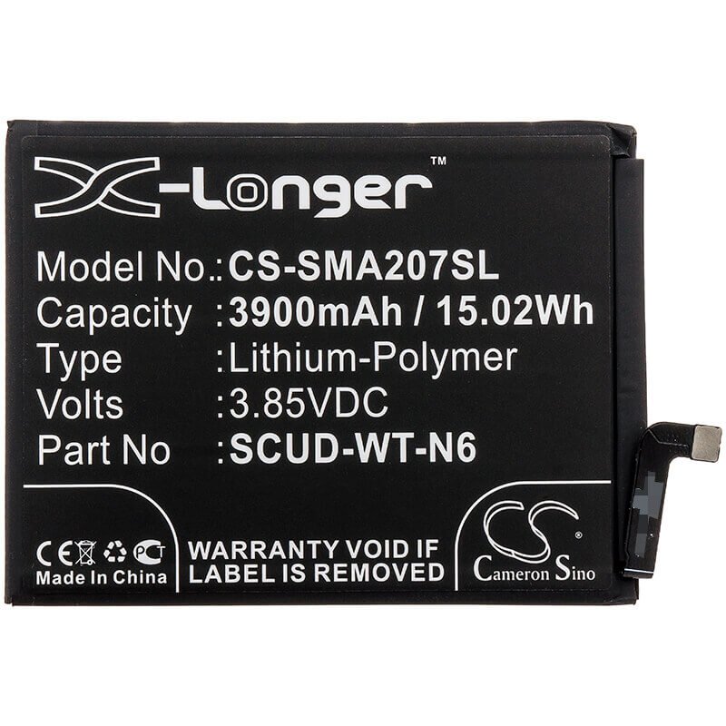 3.85V, Li-Polymer, 3900mAh, SmartPhone battery fits Samsung, Scud-wt-n6, A215, Galaxy A20s, 15.02Wh Mobile, SmartPhone Cameron Sino Technology Limited (Smartphone)