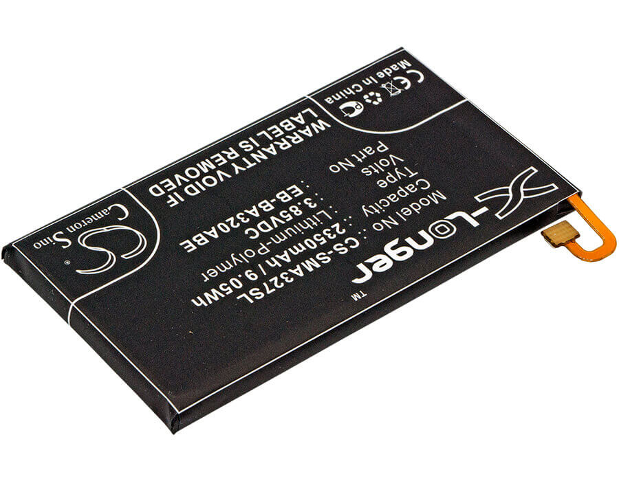 3.85V, Li-Polymer, 2350mAh, SmartPhone battery fits Samsung, Eb-ba320abe, Galaxy A3 2017, Galaxy A3 2017 4g, 9.05Wh Mobile, SmartPhone Cameron Sino Technology Limited (Smartphone)