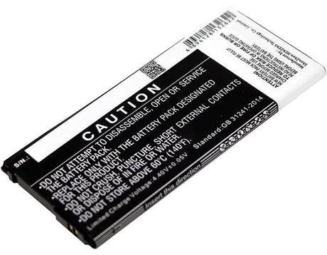 3.85V, Li-ion, 2900mAh, SmartPhone battery fits Samsung, Eb-ba510abe, Galaxy A5 2016 Duos, Sm-a5100, 11.17Wh Mobile, SmartPhone Cameron Sino Technology Limited (Smartphone)