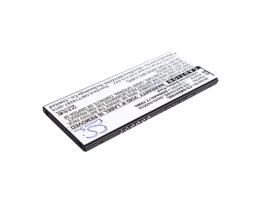 3.85V, Li-ion, 2000mAh, SmartPhone battery fits Samsung, Eb-ba510abe, Galaxy A5 2016 Duos, Sm-a5100, 7.7Wh Mobile, SmartPhone Cameron Sino Technology Limited (Smartphone)