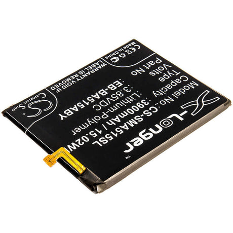 3.85V, Li-Polymer, 3900mAh, SmartPhone battery fits Samsung, Eb-ba515abe, Galaxy A51 2019, Sm-a515f/dsm, 15.02Wh Mobile, SmartPhone Cameron Sino Technology Limited (Smartphone)