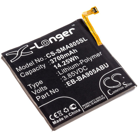 3.85V, Li-Polymer, 3700mAh, SmartPhone battery fits Samsung, Eb-ba905abe, Galaxy A80, Galaxy A80 2019, 14.25Wh Mobile, SmartPhone Cameron Sino Technology Limited (Smartphone)