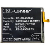 3.85V, Li-Polymer, 4400mAh, SmartPhone battery fits Samsung, Eb-ba908aby, Galaxy A90 5g, Sm-a908, 16.94Wh Mobile, SmartPhone Cameron Sino Technology Limited (Smartphone)