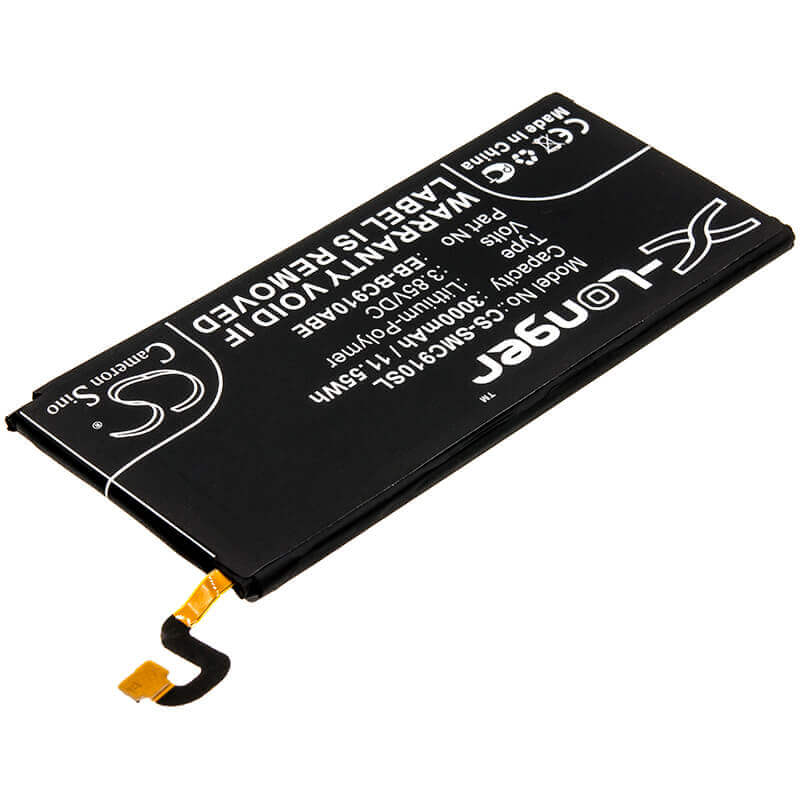3.85V, Li-Polymer, 3000mAh, SmartPhone battery fits Samsung, Eb-bc910abe, Galaxy C10 Pro, Galaxy C910, 11.55Wh Mobile, SmartPhone Cameron Sino Technology Limited (Smartphone)