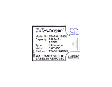 3.85V, Li-ion, 2000mAh, SmartPhone battery fits Samsung, Eb-bj120bbe, Galaxy Amp 2, Galaxy Express 3, 7.7Wh Mobile, SmartPhone Cameron Sino Technology Limited (Smartphone)
