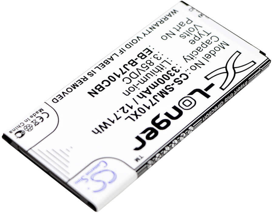 3.85V, Li-ion, 3300mAh, SmartPhone battery fits Samsung, Eb-bj710cba, Galaxy J7 2016, Galaxy J7 6 Duos Td-lte, 12.71Wh Mobile, SmartPhone Cameron Sino Technology Limited (Smartphone)