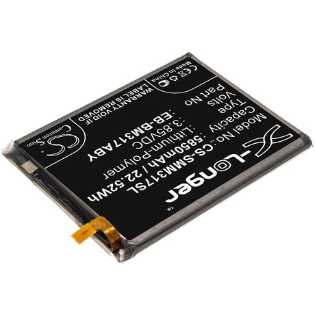 3.85V, Li-Polymer, 5850mAh, SmartPhone battery fits Samsung, Eb-bm317aby, Galaxy M31, Galaxy M31s, 22.52Wh Mobile, SmartPhone Cameron Sino Technology Limited (Smartphone)