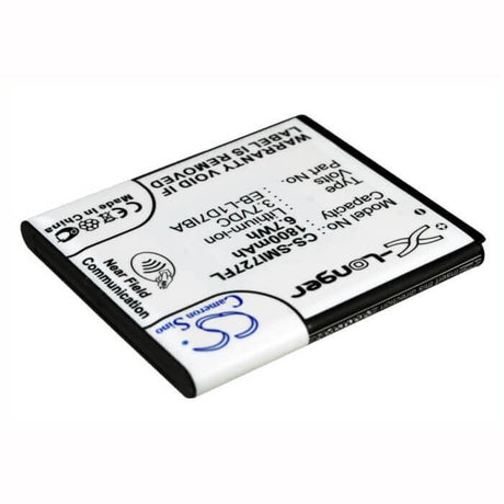 3.7V, Li-ion, 1800mAh, Mobile, SmartPhone battery fits At&t, T-mobile, Samsung, Eb-l1d7iba, Galaxy S 2 Skyrocket 4g, Galaxy S Ii Skyrocket 4g, 6.66Wh Mobile, SmartPhone Cameron Sino Technology Limited (Smartphone)