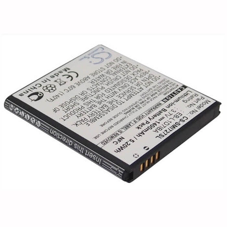 3.7V, Li-ion, 1400mAh, SmartPhone battery fits T-mobile, At&t, Samsung, Eb-l1d7iba, Galaxy S 2 Skyrocket 4g, Galaxy S Ii Skyrocket 4g, 5.18Wh Mobile, SmartPhone Cameron Sino Technology Limited (Smartphone)
