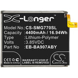 3.85V, Li-Polymer, 4400mAh, SmartPhone battery fits Samsung, Eb-ba907aby, Galaxy S10 Lite, Sm-g770, 16.94Wh Mobile, SmartPhone Cameron Sino Technology Limited (Smartphone)