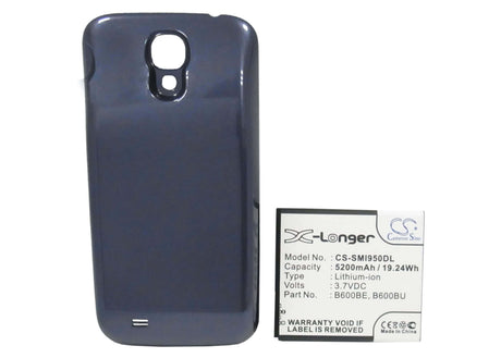3.7V, Li-ion, 5200mAh, SmartPhone battery fits Samsung, (Blue),B600be, Galaxy S4, Galaxy S4 Lte, 19.24Wh Mobile, SmartPhone Cameron Sino Technology Limited (Smartphone)