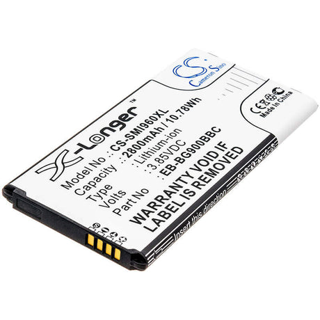 3.85V, Li-ion, 2800mAh, SmartPhone battery fits Samsung, Eb-b900bbc, Galaxy Round, Galaxy Round Lte, 10.78Wh Mobile, SmartPhone Cameron Sino Technology Limited (Smartphone)