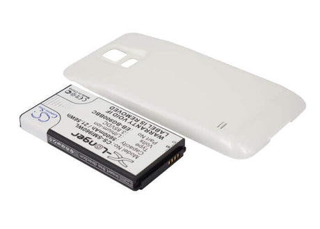 3.85V, Li-ion, 5600mAh, SmartPhone battery fits Samsung, (White),Eb-b900bc, Galaxy S5, Galaxy S5 Lte, 21.56Wh Mobile, SmartPhone Cameron Sino Technology Limited (Smartphone)