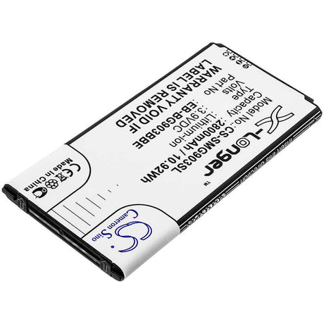 3.9V, Li-ion, 2800mAh, SmartPhone battery fits Samsung, (V2),Eb-bg903bba, Galaxy S5 Neo, Galaxy S5 Neo Duos, 10.92Wh Mobile, SmartPhone Cameron Sino Technology Limited (Smartphone)