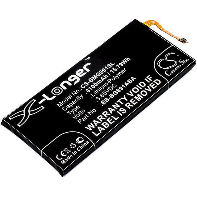 3.85V, Li-Polymer, 4100mAh, SmartPhone battery fits Samsung, Eb-bg891aba, Galaxy S7 Active, Sm-g891, 15.79Wh Mobile, SmartPhone Cameron Sino Technology Limited (Smartphone)