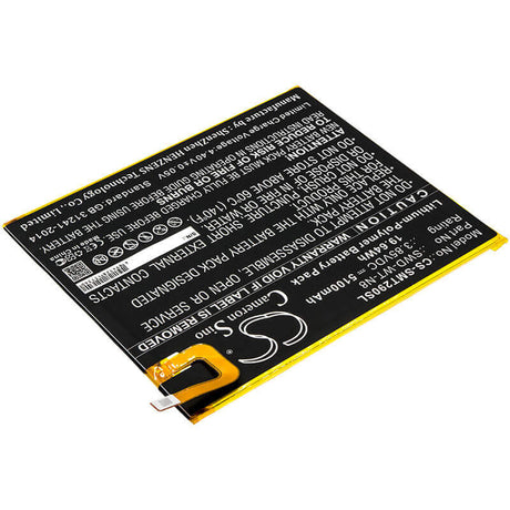 3.85V, Li-Polymer, 5100mAh, Tablet battery fits Samsung, Swd-wt-n8, Galaxy Tab A 8.0 2019, Sm-t290, 19.64Wh Tablet Cameron Sino Technology Limited
