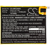 3.85V, Li-Polymer, 5100mAh, Tablet battery fits Samsung, Swd-wt-n8, Galaxy Tab A 8.0 2019, Sm-t290, 19.64Wh Tablet Cameron Sino Technology Limited
