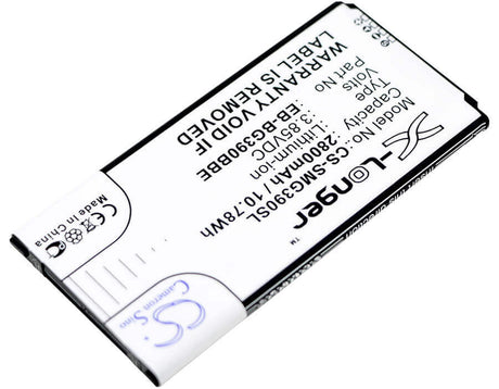 3.85V, Li-ion, 2800mAh, SmartPhone battery fits Samsung, Eb-bg390bbe, Galaxy Xcover 4, Galaxy Xcover 4 2017 Td-lte, 10.78Wh Mobile, SmartPhone Cameron Sino Technology Limited (Smartphone)
