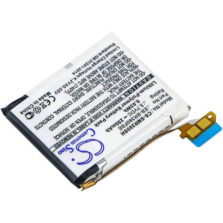 3.7V, Li-Polymer, 250mAh, Smartwatch battery fits Samsung, B1230j1ea, Gear 2, Gear 2 Neo, 0.93Wh Smartwatch Cameron Sino Technology Limited