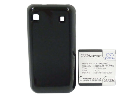 3.7V, Li-ion, 3000mAh, SmartPhone battery fits Samsung, Eb575152vu, Galaxy Plus, Galaxy S, 11.1Wh Mobile, SmartPhone Cameron Sino Technology Limited (Suspended)