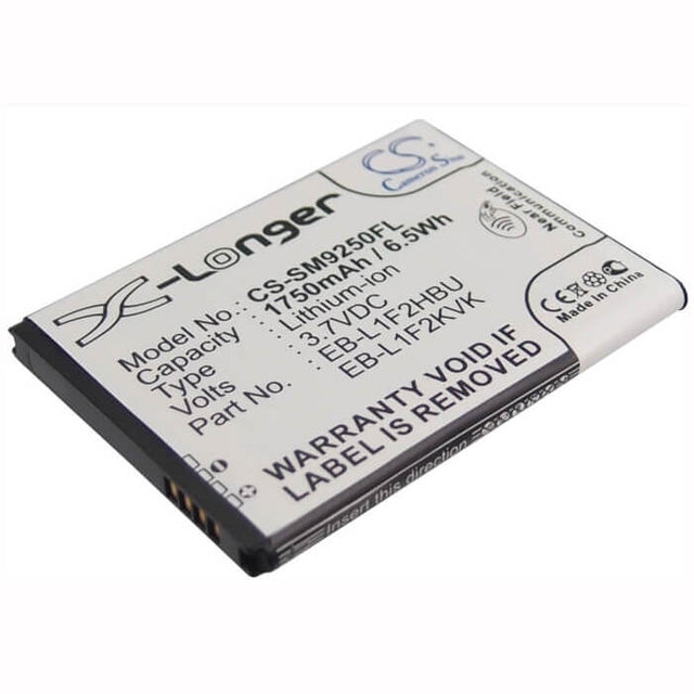 3.7V, Li-ion, 1750mAh, SmartPhone battery fits Samsung, Eb-l1f2hbu, Galaxy Nexus, Gt-i9250, 6.48Wh Mobile, SmartPhone Cameron Sino Technology Limited (Smartphone)