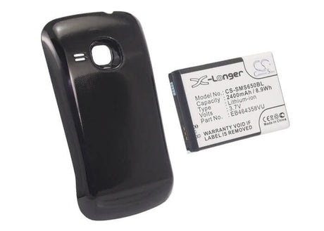 3.7V, Li-ion, 2400mAh, SmartPhone battery fits Samsung, (Black),Eb464358vu, Galaxy Mini 2, Gt-s6500, 8.88Wh Mobile, SmartPhone Cameron Sino Technology Limited (Suspended)