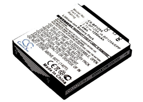 3.7V, Li-ion, 1250mAh, Camera battery fits Samsung, Ad43-00197a, Hmx-m10, Hmx-m20, 4.625Wh Camera Cameron Sino Technology Limited (Camera)