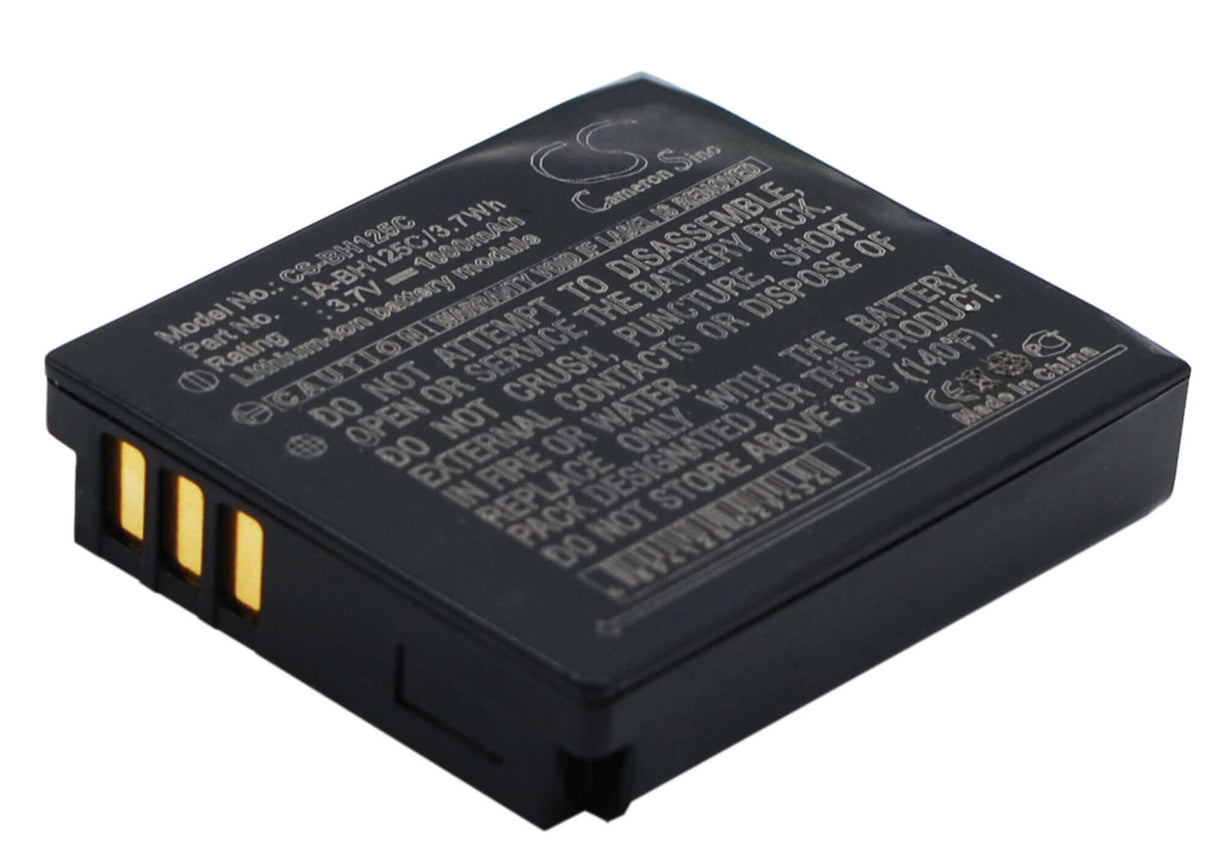 3.7V, Li-ion, 1000mAh, Camera battery fits Samsung, Ia-bh125c, Hmx-r10, Hmxr10bn, 3.7Wh Camera Cameron Sino Technology Limited (Camera)
