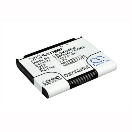 3.7V, Li-ion, 1500mAh, SmartPhone battery fits Samsung, Ab653850ca, Behold Ii T939, Gt-i809, 5.55Wh Mobile, SmartPhone Cameron Sino Technology Limited (Suspended)