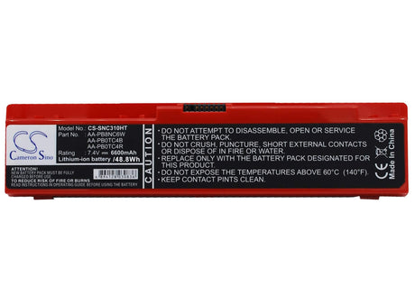 Battery For Samsung Np-n310, Np-n310-ka03, Np-n310-ka04 7.4v, 6600mah - 48.84wh Notebook, Laptop Cameron Sino Technology Limited (Suspended)   