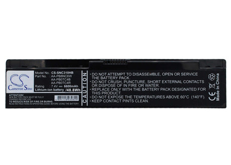 Battery For Samsung Np-n310, Np-n310-ka03, Np-n310-ka04 7.4v, 6600mah - 48.84wh Notebook, Laptop Cameron Sino Technology Limited   