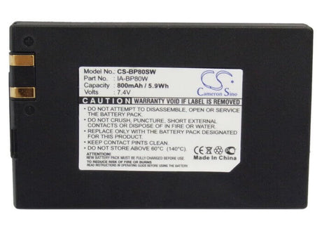 Camera Battery For Samsung Sc-d385, Sc-dx103, Vp-d381, Vp-d38li, 7.4v, 800mah - 5.92wh Camera Cameron Sino Technology Limited (Suspended)