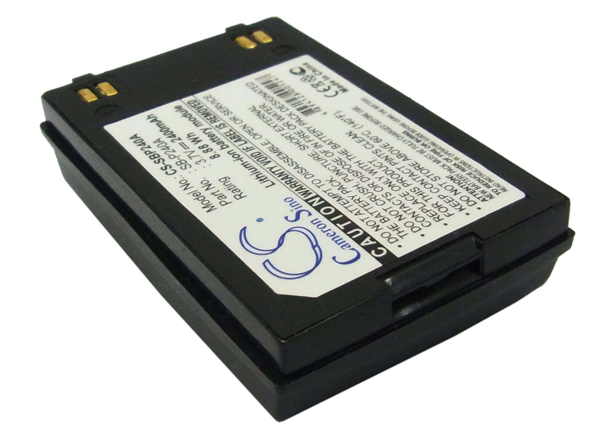 3.7V, Li-ion, 2400mAh, Camera battery fits Samsung, Sb-p240a, Sc-mm10, Sc-mm10bl, 8.88Wh Camera Cameron Sino Technology Limited (Camera)